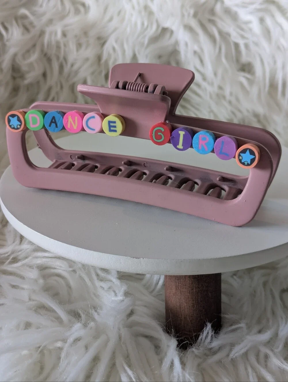 Dance Girl Hair Clip Claw Style Handcrafted | NWT